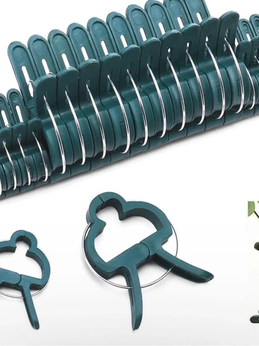 80 plant support clips of 2 different sizes